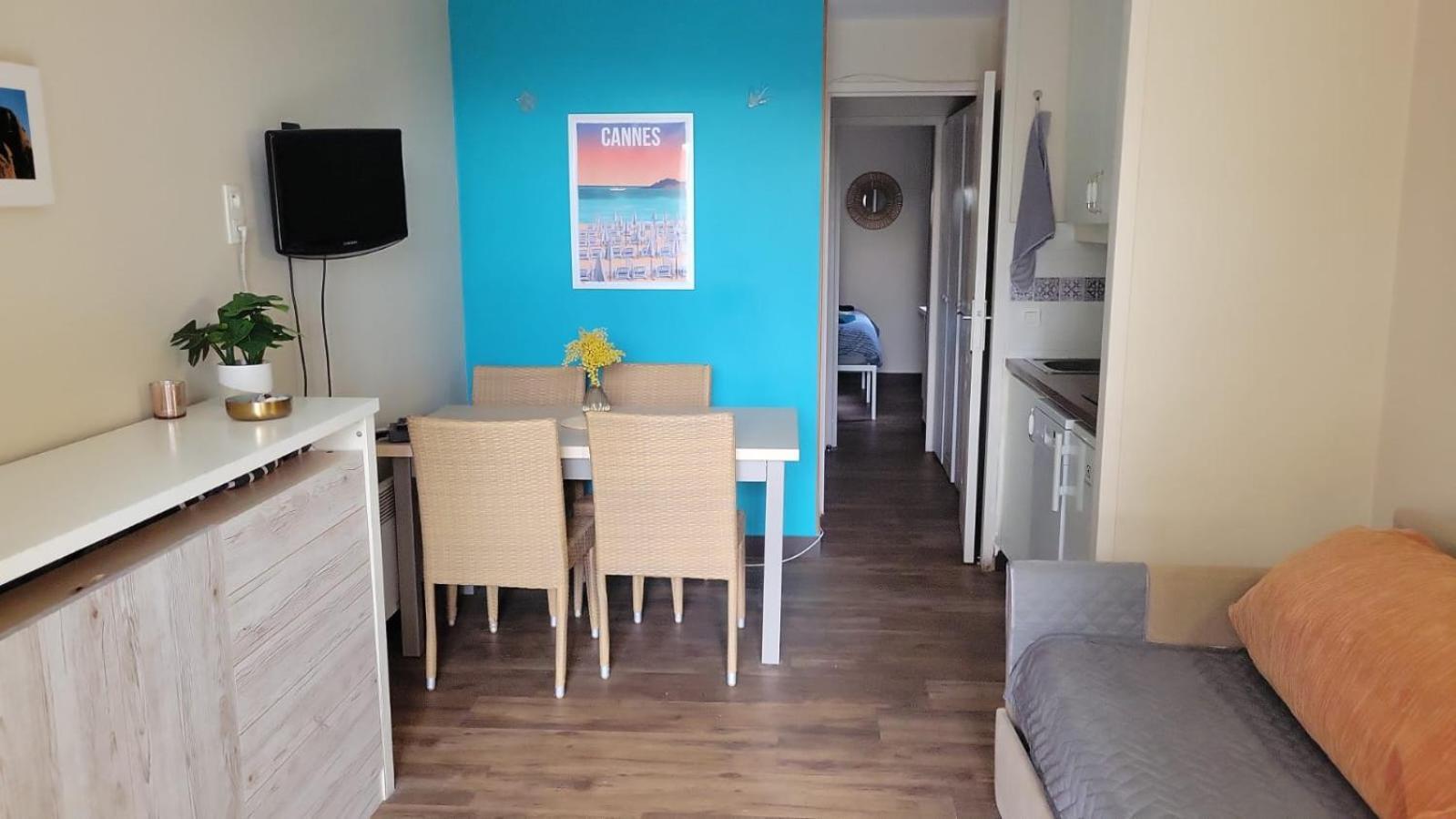 Superbe Appartement Cannes Avec Piscine 1 Chambre Zewnętrze zdjęcie